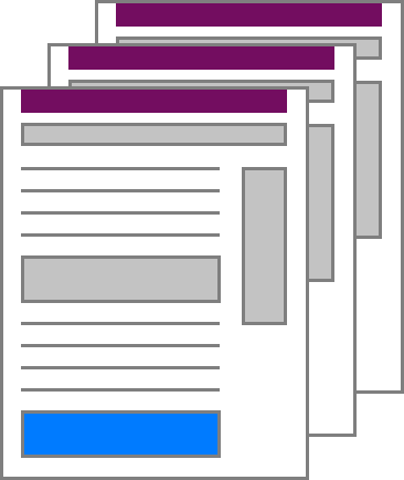 Footer ad space on all pages